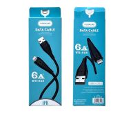Кабель YESPLUS Lightning YS-828 6A 1m Black