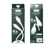 Кабель YESPLUS Lightning YS-828 6A 1m White