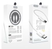 Кабель YESPLUS PD Type-C->Type-C YS-808 1m White