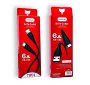 Кабель YESPLUS Type-C YS-842 5A 1m Black