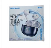 BT TWS Гарнитура BOROFONE BW-30 Digital Display Grey