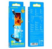 Кабель BOROFONE microUSB BX-86 2.4A 1m Silicone Black