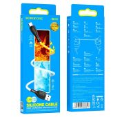 Кабель BOROFONE microUSB BX-86 2.4A 1m Silicone  White