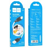 Кабель HOCO X90 Lighting 1m Silicone (White)