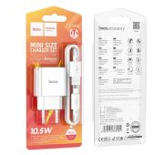 СЗУ HOCO C106A+MICRO-USB 2.1A 10.5W (White)