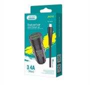 АЗУ JOKADE 2*USB+MICRO-USB 3.4A JH010 Black