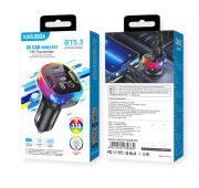 FM-МОДУЛЯТОР KAKUSIGA KSC-1070 USB-C/USB-A 3.1A BK