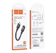 Переходник HOCO U107 OTG TYPE-C ->LIGHTNING ADAPTER (Black)