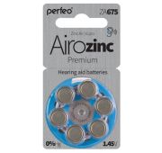 Батарейка PERFEO ZA675/6BL AIROZINC PREMIUM