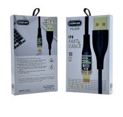 Кабель YESPLUS Lightning YS-835 2.4А LIGHT BK