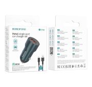 АЗУ BOROFONE BZ-19A USB single port+Micro QC 3.0 Blue