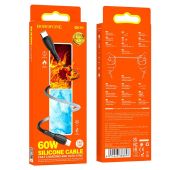Кабель BOROFONE BX-86 TYPE-C PD 1m Silicone White