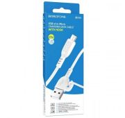 Кабель BOROFONE microUSB BX-91 2.4A 1m White