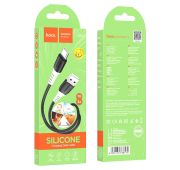 Кабель HOCO X82 TYPE-C 1m 3A Silicone (Black)
