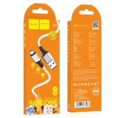 Кабель HOCO X86 MICRO-USB 1m 2.4А Silicone (White)
