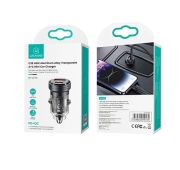 АЗУ USAMS US-CC175 1*USB-A 1*USB-C 45W Black