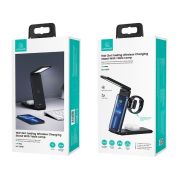 Беспроводное ЗУ USAMS US-CD181 3in1 15W Black