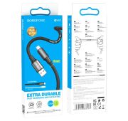 Кабель BOROFONE Lighting BX-82 2.1A 1m Black