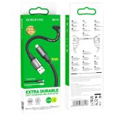 Кабель BOROFONE microUSB BX-82 2.4A 1m Black