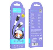 Кабель HOCO X82 Lighting 2.4A 1m Silicone (Black)