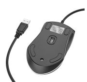 МЫШЬ ПРОВОДНАЯ HOCO  GM19 1.4m Black