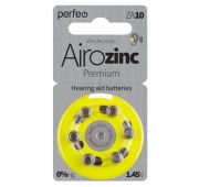Батарейка PERFEO ZA10/6BL (6/60) AIROZINC PREMIUM