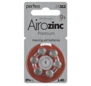 Батарейка PERFEO ZA312/6BL (6/60) AIROZINC PREMIUM