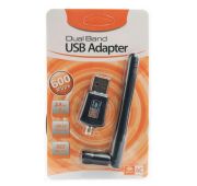 Wi-Fi Адаптер USB 2.0 DUAL  WiFi 600Mbps с антеной