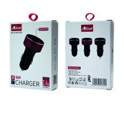 АЗУ ALLISON ALS-A315 2USB 2.4A LCD Black/Red