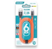 КАБЕЛЬ KAKUSIGA LIGHTNING KSC-955 2.4A Orange