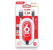 КАБЕЛЬ KAKUSIGA LIGHTNING KSC-955 2.4A White
