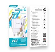 СЗУ KAKUSIGA KSC-927 1C+Lightning (C+IP8) QC3.0/PD 20W White