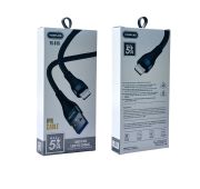 Кабель YESPLUS Lightning YS-818 5A  1m Black