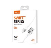 Кабель RECCI SWIFT LIGHTNING RS11L 1m White
