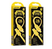 КАБЕЛЬ KAKUSIGA KSC-801 microUSB 2.4A GOLD