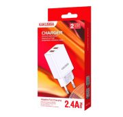 СЗУ KAKUSIGA KSC-787 2xUSB-A 2.4A White
