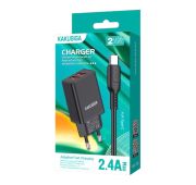 СЗУ KAKUSIGA KSC-788 2xUSB-A Type-C 2.4A Black