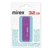 Флешка MIREX  32GB USB 2.0 LINE VIOLET (ecopack)