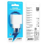 СЗУ BOROFONE BAS13A 1*USB-C QC3.0/PD 20W White