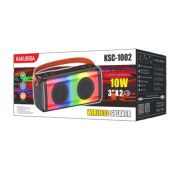 ПОРТАТИВНАЯ КОЛОНКА KAKUSIGA KS1002 2x5W RGB BLACK