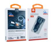 АЗУ WUW C185 USB-A+USB-C QC 3.0 38W Black