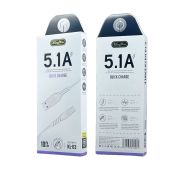 Кабель KINGYOU USB-TYPE-C KL-03 5.1A 1m White