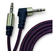КАБЕЛЬ AUX прям/углов JD-336 бордовый