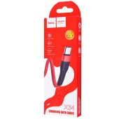 Кабель HOCO X34 microUSB 1m (Black/Red)