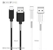 Кабель BOROFONE Lighting BX-11 1m White
