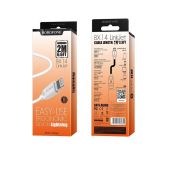 Кабель BOROFONE Lighting BX-14 2m White