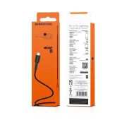 Кабель BOROFONE microUSB BX-16 1m Black