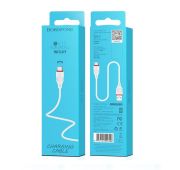 Кабель BOROFONE microUSB BX-17 1m White