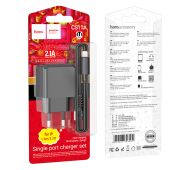 СЗУ HOCO CS11A+IP8 single USB-A port 2.1A (Black)