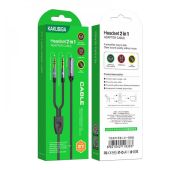 КАБЕЛЬ KAKUSIGA KSC-569 2х3,5шт->3.5гд 28сm Black